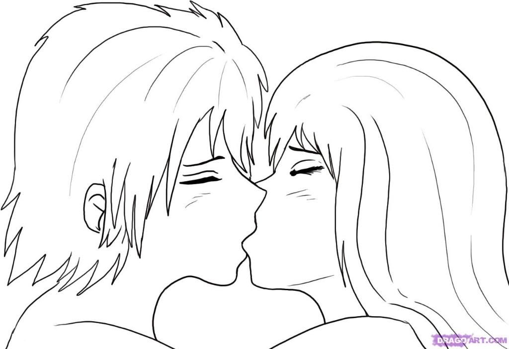 anime drawings of people kissing. anime drawings of people.