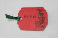 November Guest - Alli Scraps<br>Red Holiday Gift Tags<br> 1 Dozen