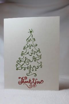 Simply Stamped Set of Six<br>"Christmas Thank You"
