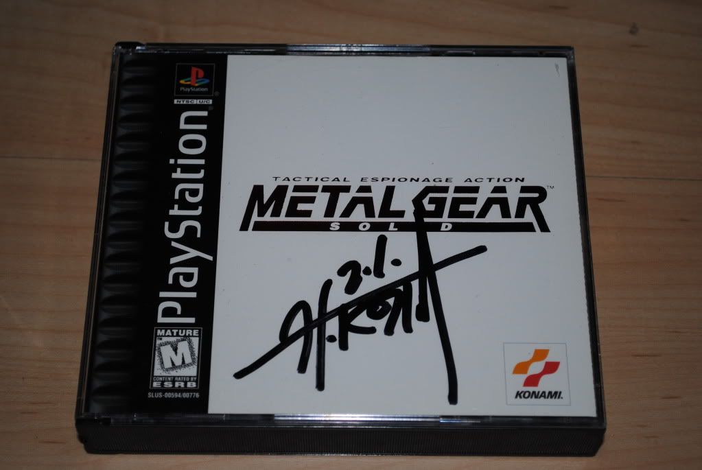 Signed Metal Gear Solid