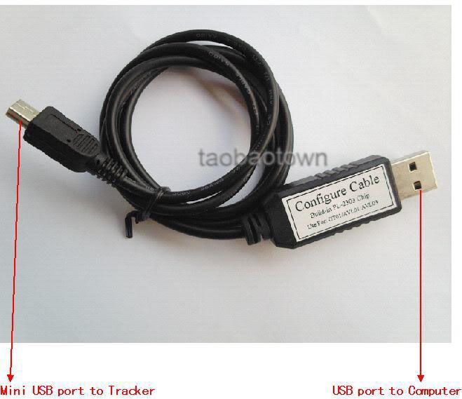 GPS GSM GPRS tracker configurable for AVL02,03,05,VT300  