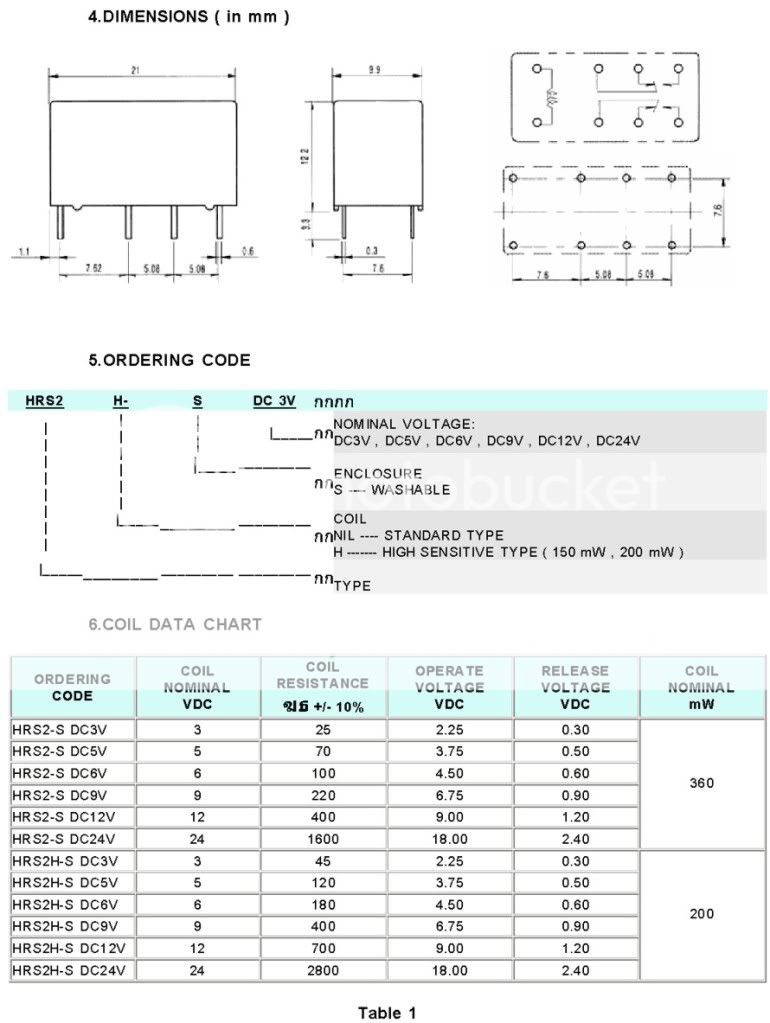 NEW HUIGANG Relay 5V PCB HRS Relay HRS2H S DC5V x 5pcs  